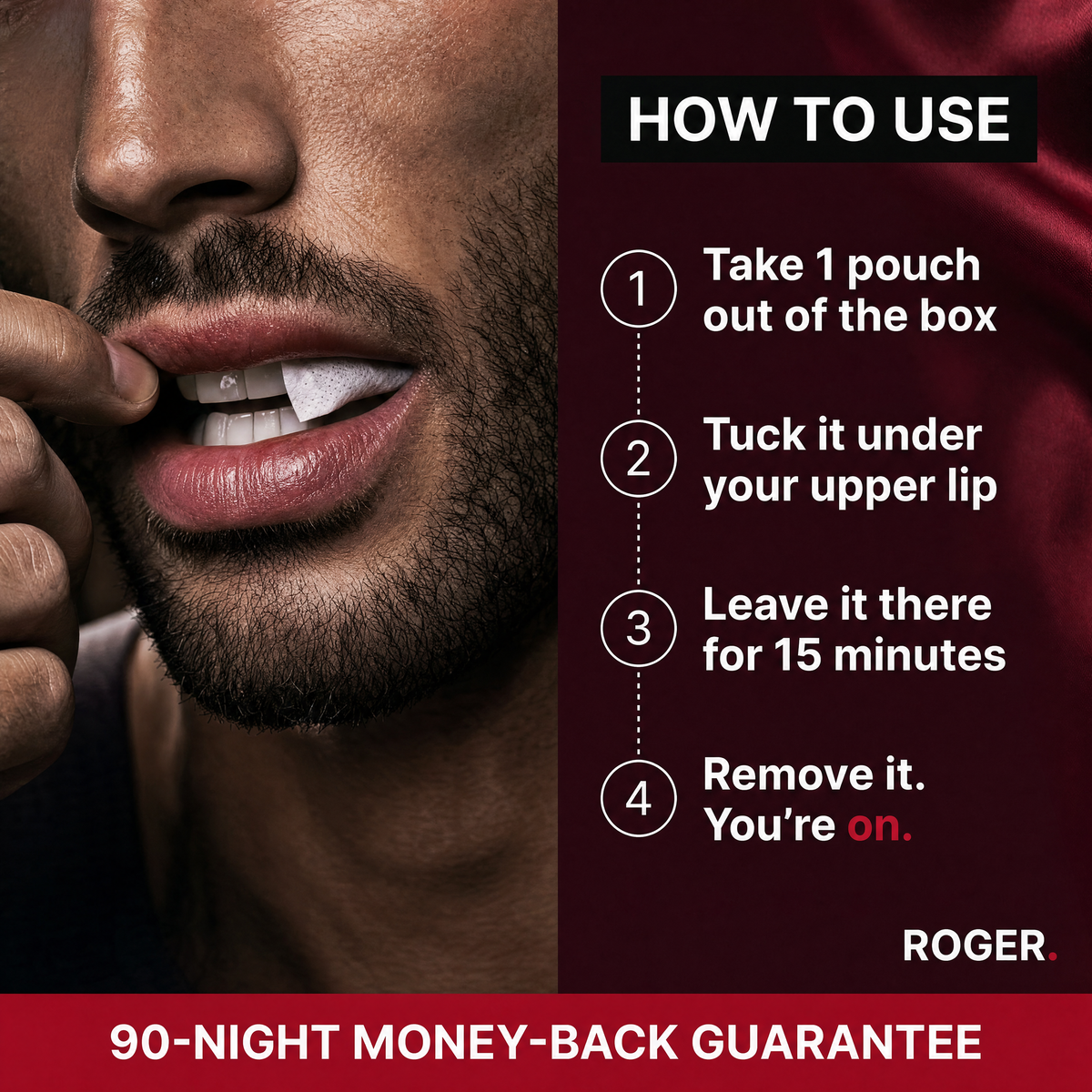 ROGER 9PM — Nicotine-Free Evening Pouches